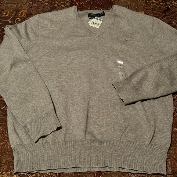 Polo Ralph Lauren Sweaters - Polo Ralph Lauren Prima Cotton V Neck Sweater